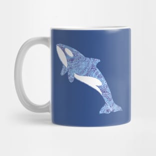 Zen Mandala Orca Whale Mug